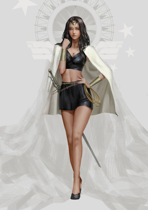 Wonderwomen Fish man ( Yu Ing ) www.artstation.com/artwork/58eEb8