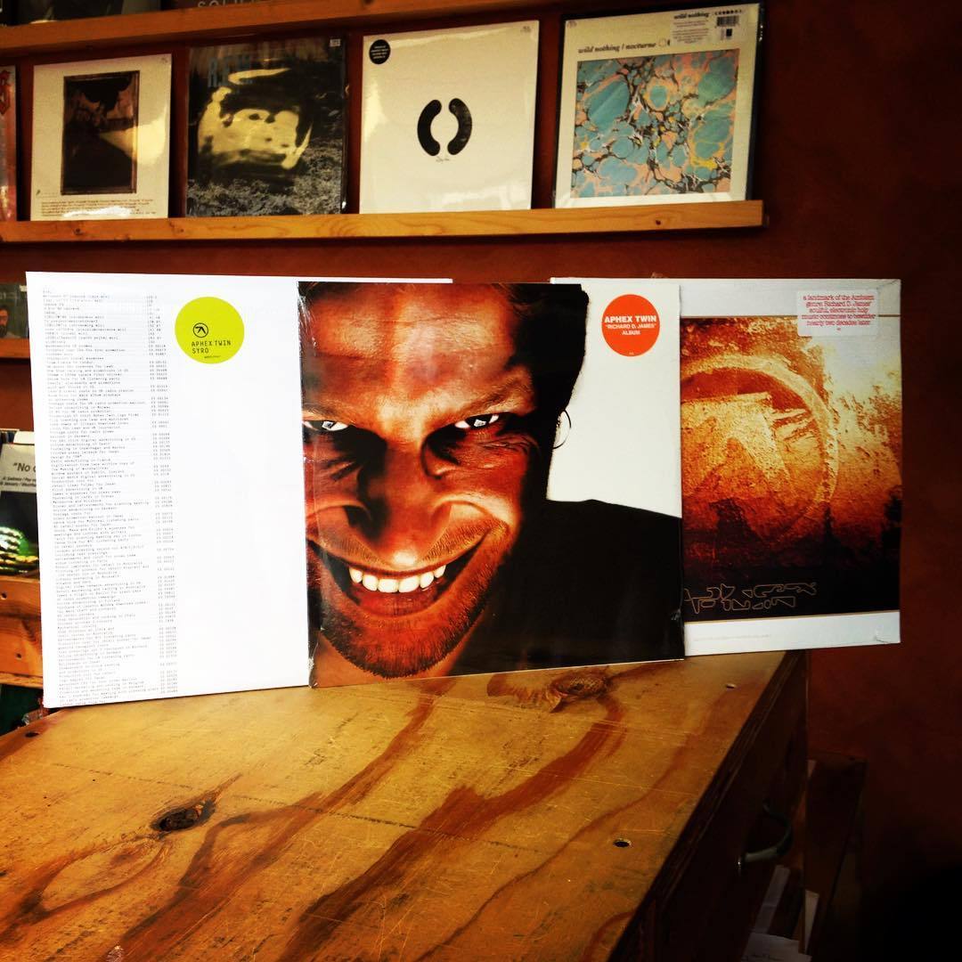 Now in stock at See You CD & Vinyl:
Aphex Twin
- Syro
- Richard D. James Album
- Selected Ambient Works Volume II
Aphex Twin has finally made its appearance at See You, come and get your copy of these classic albums before someone beats you to...