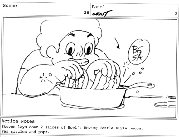 JUST A FEW HOURS UNTIL A BRAND NEW EPISODE OF STEVEN UNIVERSE! &ldquo;House Guest&quot; Storyboarded