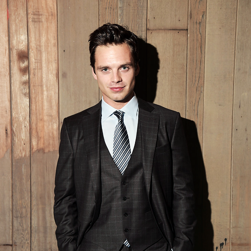 mishasteaparty:  Sebastian Stan experiences Ermenegildo Zegna Essenze fragrance collection at King Lear cast party in Central Park on August 5, 2014 in New York City. 