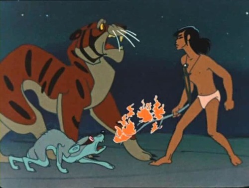 talesfromweirdland:Scenes from the stylish Russian adaptation of Jungle Book, The Adventures of Mowg