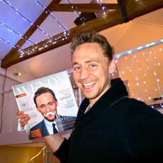 Tom's selfies are the cutest things in the world