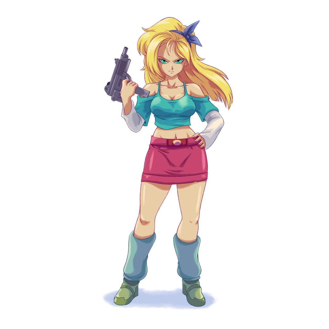  A trifusion series, fusing together the characters of Launch (blonde),  Zangya and