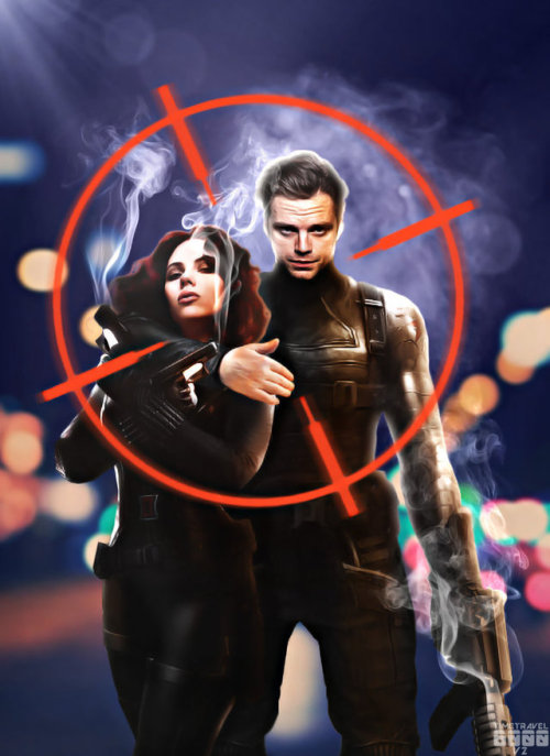 holyhamills:Black Widow and The Winter Soldier by Timetravel6000v2