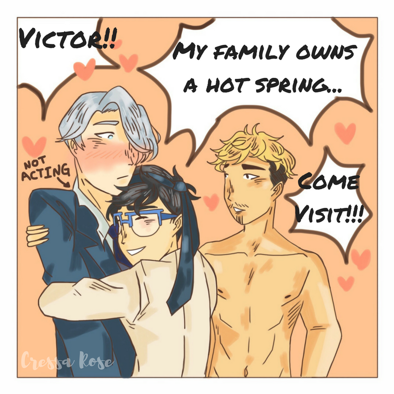 yoitv:  Yuuri: I think we’ve all accidentally asked out someone before in our life.Viktor: