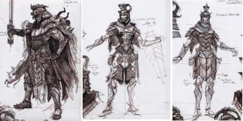 thegamerinallofus: concept art of Skyrim part one of ?