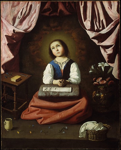 The Young Virgin - Francisco de Zurbarán