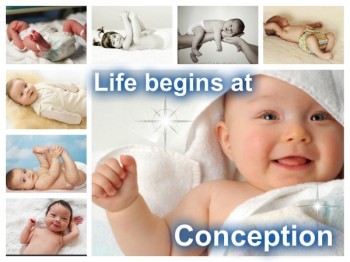 Actually, that is quite incorrect. If you want to get technical, life begins BEFORE conception since
