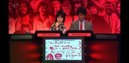 Numerous things have absolutely delighted me as I’ve been doing this Big Fat Quiz rewatch, but