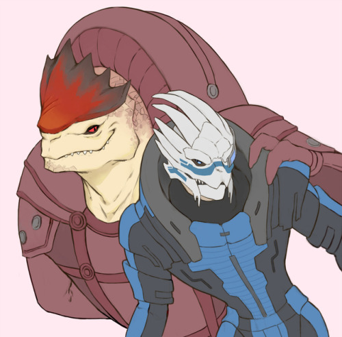 sanakaan:tfw you are stuck on the same ship with 700+ year old krogan battlemaster who makes fun of 