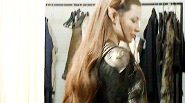 armitageking:The Hobbit behind the scenes: Evangeline Lilly as Tauriel