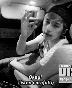  when ken speaks in english.       