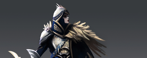 pandahart: Female knights represent! Haven’t posted some original art for a while! WIP…