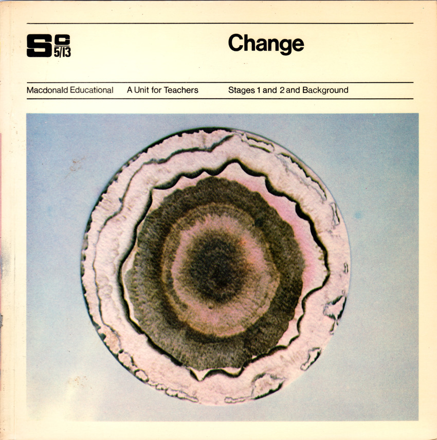 retroreverbs:  Change by Don Radford (Macdonald Educational, 1974 edition).