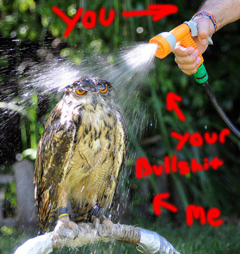 You tryin’ to drown me, or what?