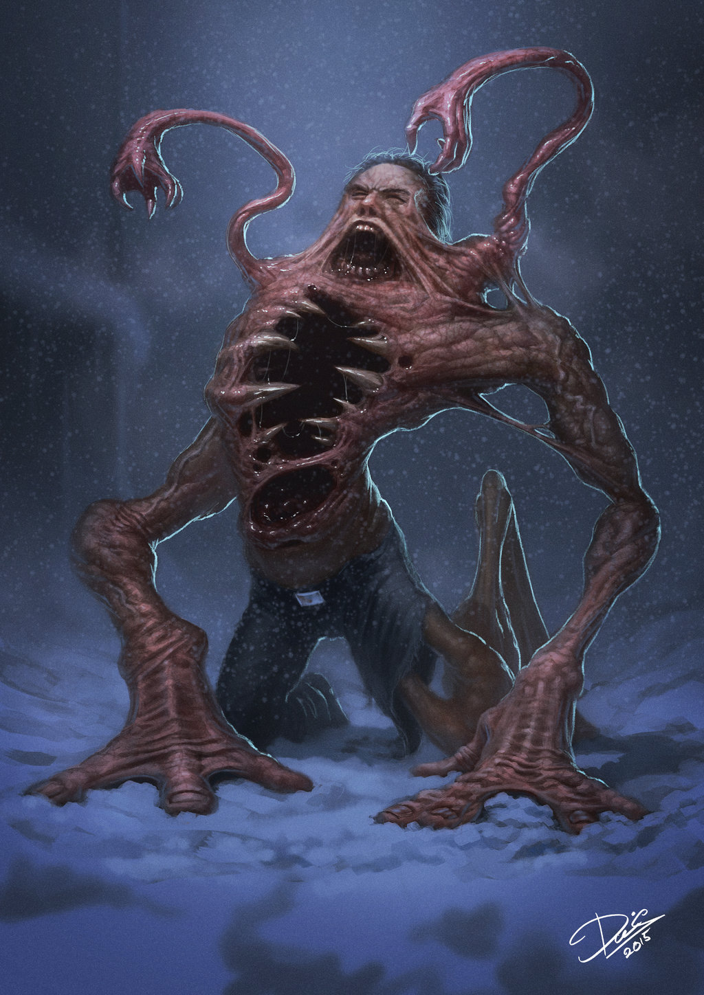 pixelated-nightmares:  The Thing by Disse86  