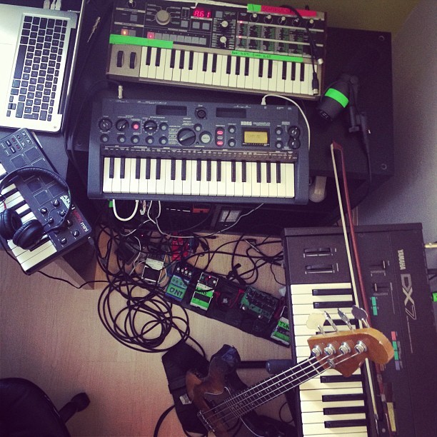 gissegasse:  Getting ready for the summer festivals. Sampling some samples with a