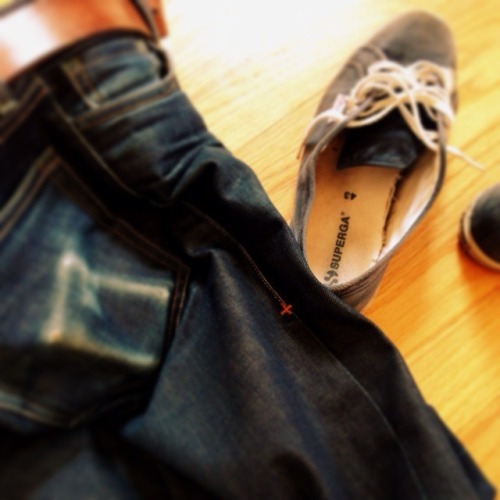 #imogeneandwillie #superga #rawdenim #selvedge #nashville #denim