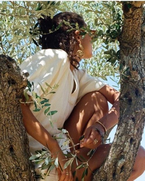 among olive trees …Source : unknown