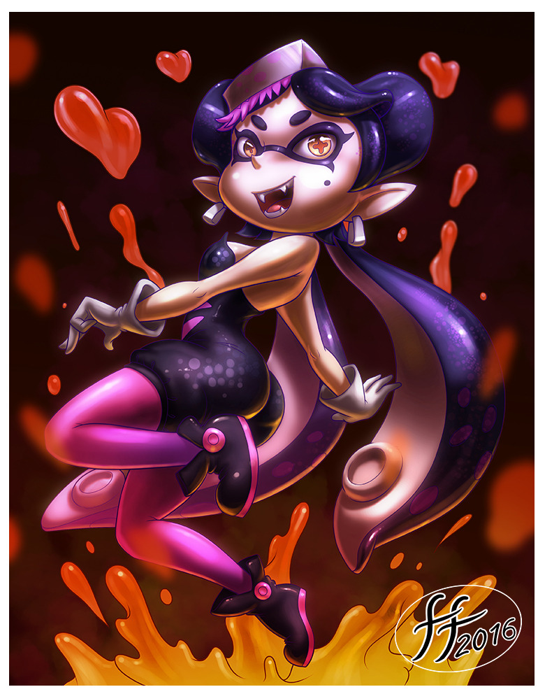 Splatoon commission by 14-bismy cutie Callie~ &lt;3 