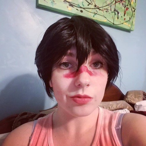 Really lazy Hawke wig and makeup test . . #dragonage #da2 #dragonage2 #cosplay #da2cosplay #dragonag