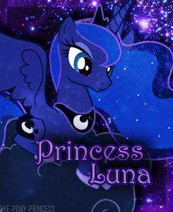 the-pony-princess:   Meet the Ponies! Royalty - Princess Luna  Princess Luna is an