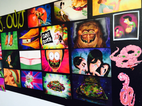 Sick! The recently updated Gross Out wall in the Sanjay & Craig studios! A couple of images from