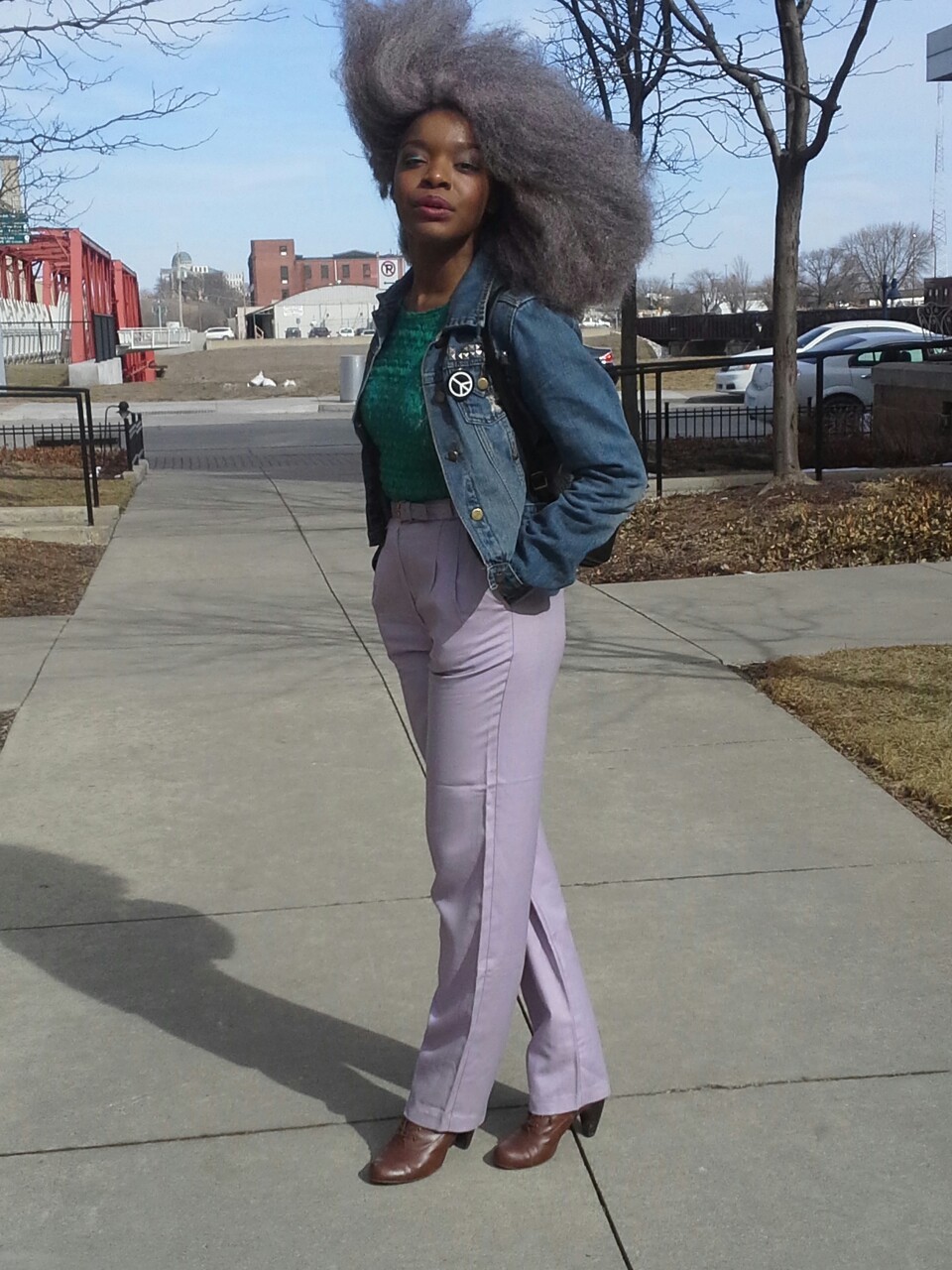 7corners:  Wind blowin, the sun was shinin an I felt fabulous. 