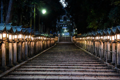 寶山寺 表参道 by m-louis on Flickr.