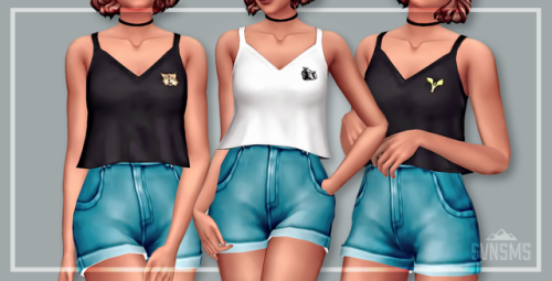 feather-sim: sevensims: two simple tops because im lazy :0for each icon, there is a white option, an