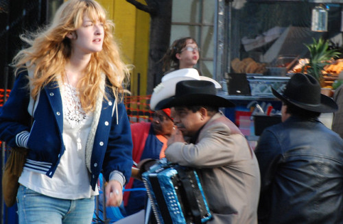 Blonde Girl and Mariachis on Flickr.