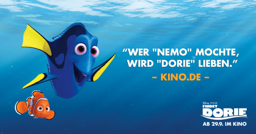 Ab ins Kino :) #DontWorryBeDorie