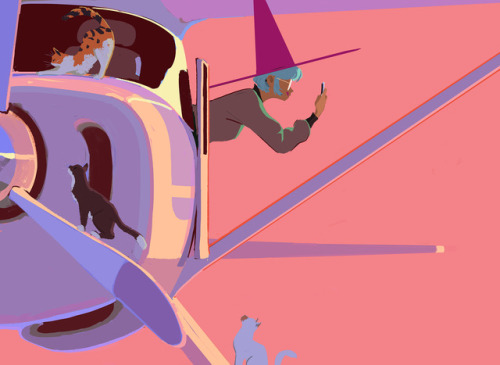 woonyoung:Witches are finally arrived and one more image that I have done for charity, Pilot witch a