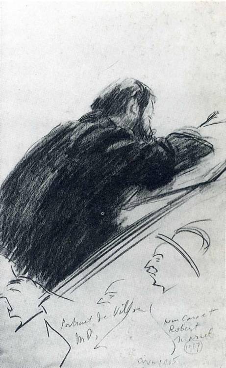 Portrait of Jacques Villon, 1905, Marcel Duchamp
