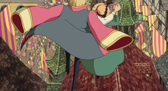 hooray-anime:  Howls Moving Castle - Directed by Hayao Miyazaki 