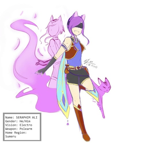 Sooo... I Was Not Actually Happy With Seraphim's Old Design And Decided To Redraw Him With A Bit Better