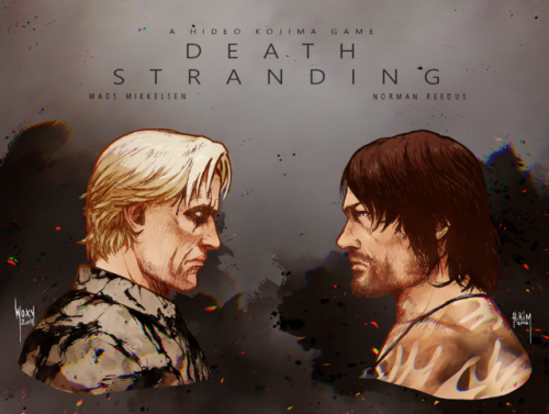 iroquois-snake:Death Stranding fan art collab by @woxy and me