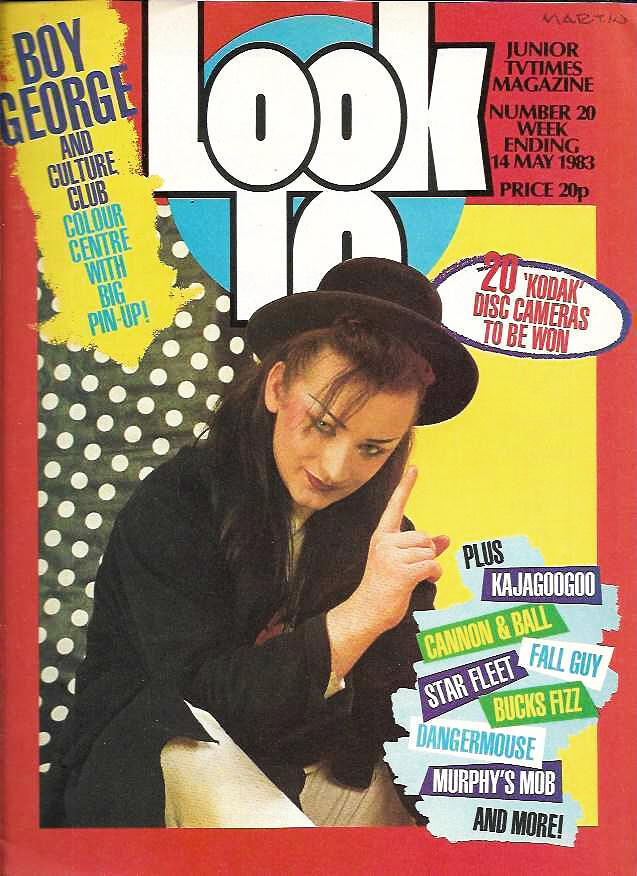 <p>Look-In magazine front cover from May 14 1983 ft. Boy George</p>