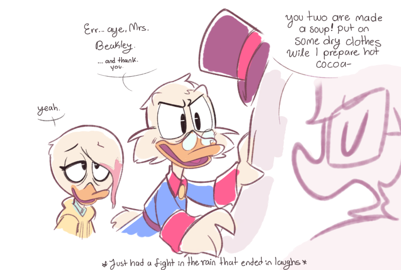 tricia-morvill:Sooo, I kept seeing posts about Scrooge adopting Lena and how he’s