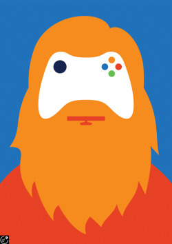 debutart:  Bearded Xbox dude by PatrickGeorge. 