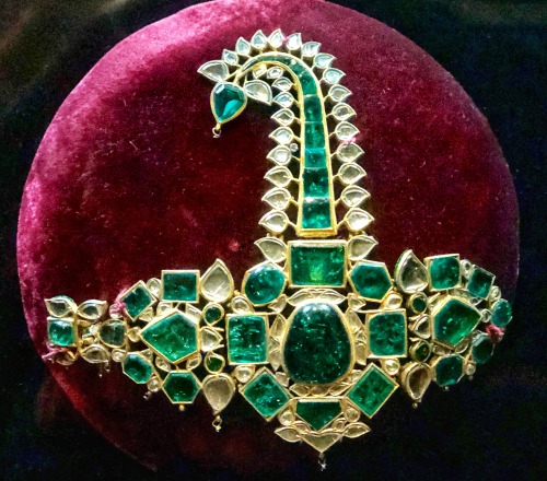 Sarpech of Emeralds &amp; Diamonds