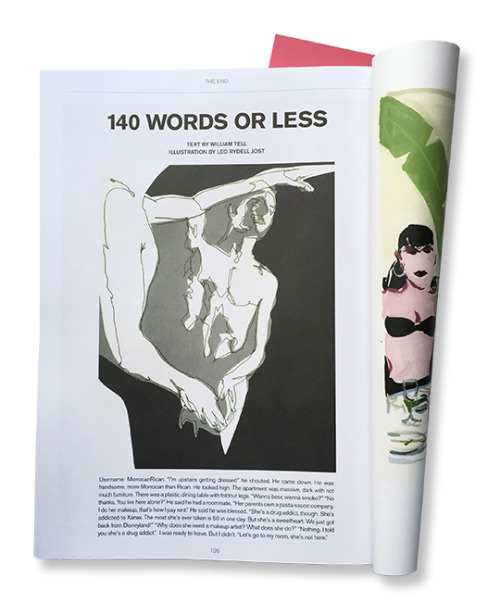 Gayletter issue 2, March 2015Page 126, illustration by Leo Rydell Jost, text by William TellAvailabl