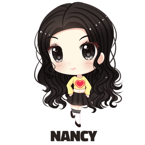 So I tried to draw nancy of momoland in chibi anime..Don’t judge me!!!Follow  more chibi kpop art!