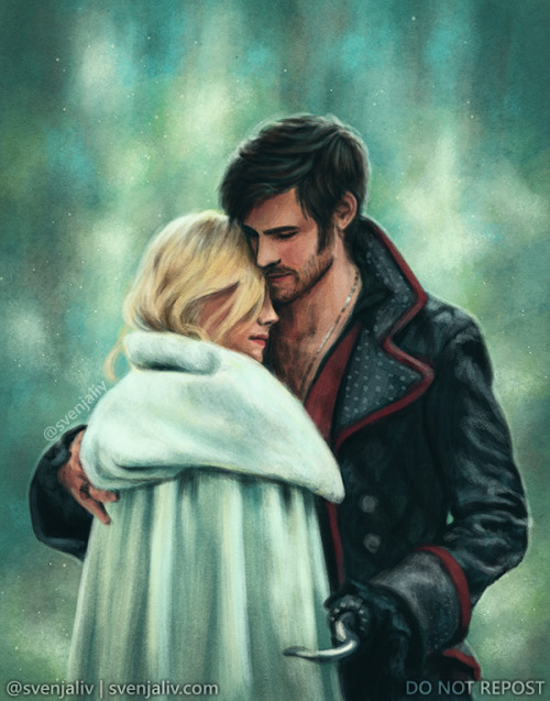 “Easy, Swan&hellip;”Emma making sure that her pirate is okay&hellip; and she will be, too. { support