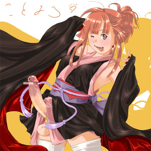 futakawaii:  Futas in kimonos / traditional Japanese clothing. 😀
