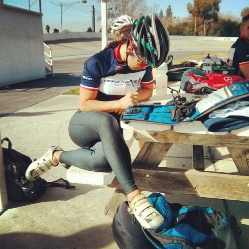 jaytronzero: #whobroughtthemodelstothetrack (at Hellyer Velodrome)