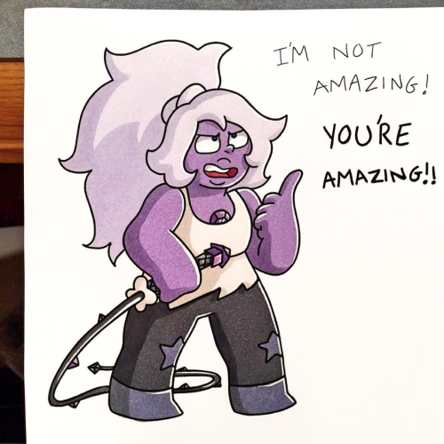 allofthedoodles:Steven vs Amethyst ⭐️