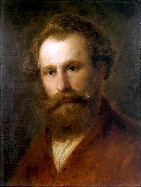 Aleksander Kotsis (Polish, 1836-1877), Self-portrait, before 1877, oil on canvas
