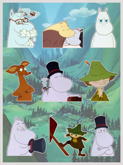 Episode 3 and 4 transparent files!Moominpappa is a great moomin, and that’s a real fact.All clean fi