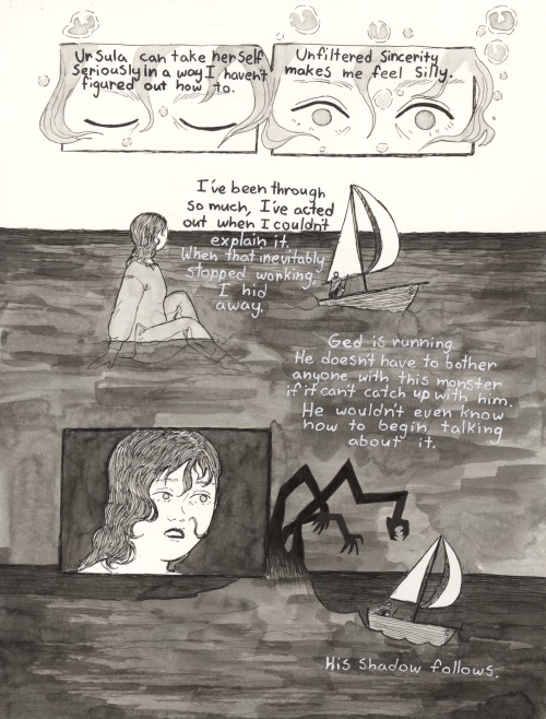 beetleb0ne:a personal comic about Ursula K Leguin and A Wizard of Earthsea